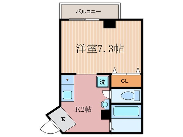 クレーデル四条の物件間取画像